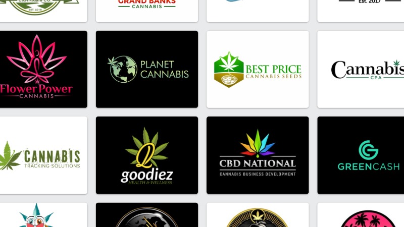 cannabis logo design